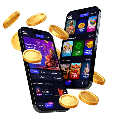 Mobile version of the casino.