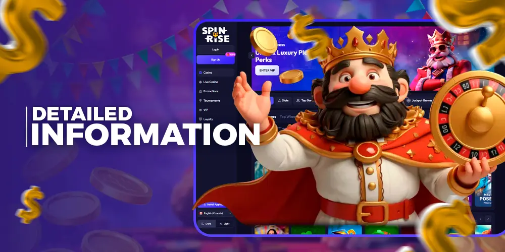 Details about Spinrise Casino.