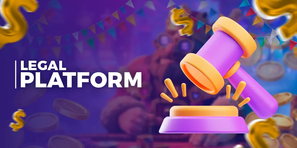 The legality of gambling platforms.