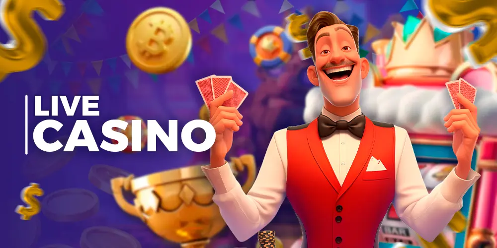 Games with live dealers.